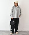 IN THE MARKET｜ハーフジップ裏起毛スウェット （裾ドローコード付き）[[C-2440]][C]