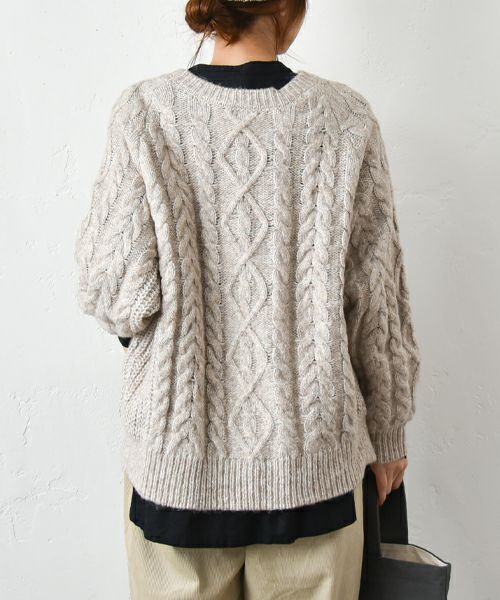 hagumu｜ケーブル編みニット [[MT-0482]][C]