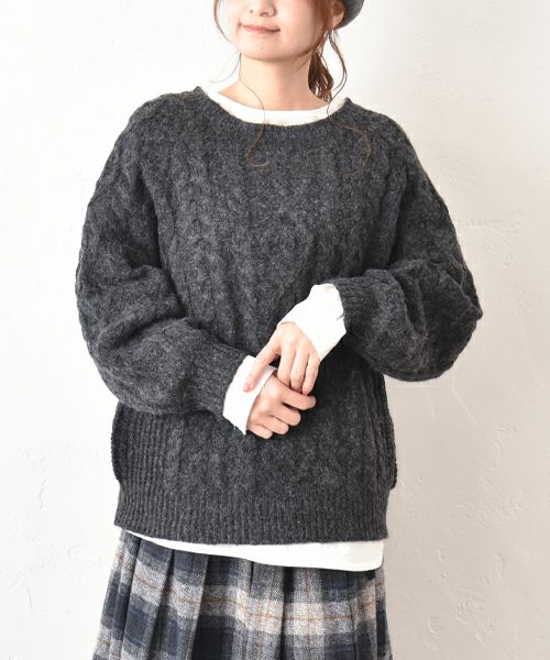 hagumu｜ケーブル編みニット [[MT-0482]][C]