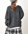 hagumu｜ケーブル編みニット [[MT-0482]][C]