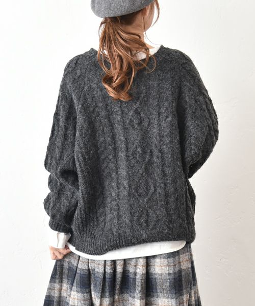 hagumu｜ケーブル編みニット [[MT-0482]][C]