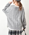 hagumu｜ケーブル編みニット [[MT-0482]][C]