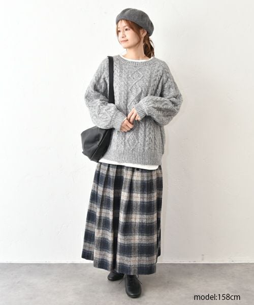 hagumu｜ケーブル編みニット [[MT-0482]][C]