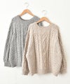  hagumu｜ケーブル編みニット [[MT-0482]][C]