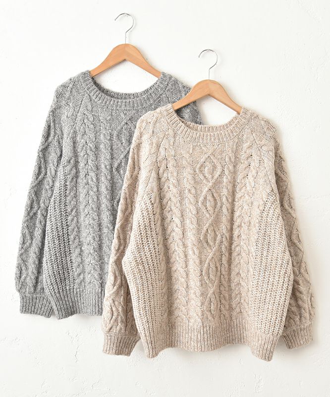  hagumu｜ケーブル編みニット [[MT-0482]][C]