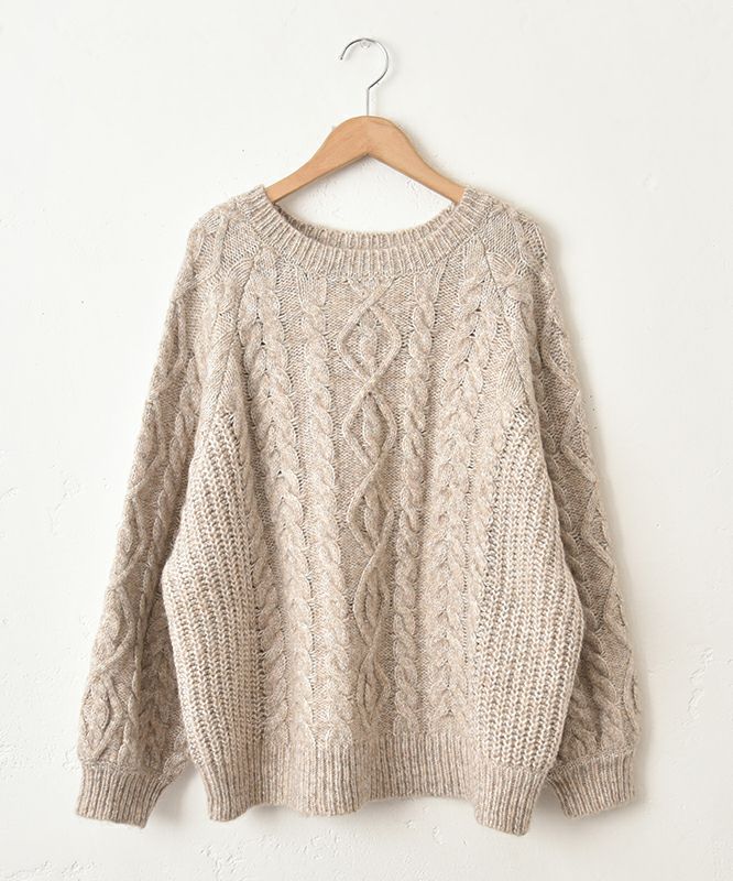  hagumu｜ケーブル編みニット [[MT-0482]][C]