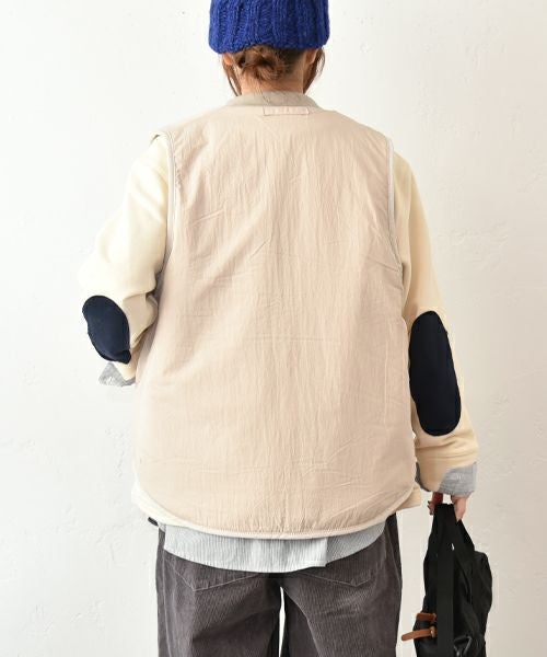 Our.｜ボア×ナイロン　リバーシブルベスト [[C-9049]][C]