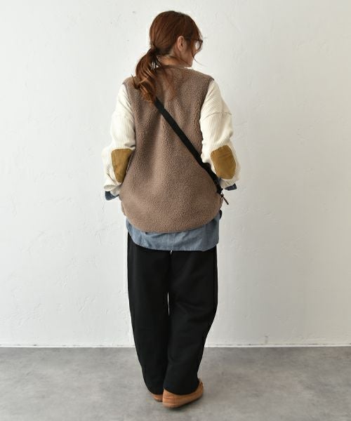 Our.｜ボア×ナイロン　リバーシブルベスト [[C-9049]][C]