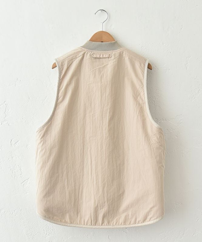  Our.｜ボア×ナイロン　リバーシブルベスト [[C-9049]][C]