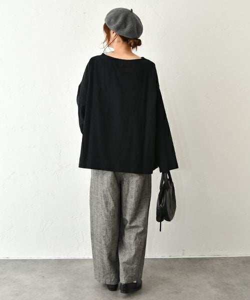 hagumu｜ボートネックプルオーバー [[hag-174]][C]