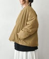 hagumu｜中綿ノーカラーブルゾン [[C-757]][C]