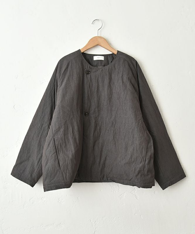 hagumu｜中綿ノーカラーブルゾン [[C-757]][C]