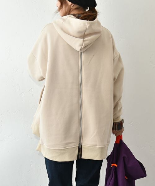 IN THE MARKET｜後ジップデザイン裏起毛パーカー [[C-2446]][C]