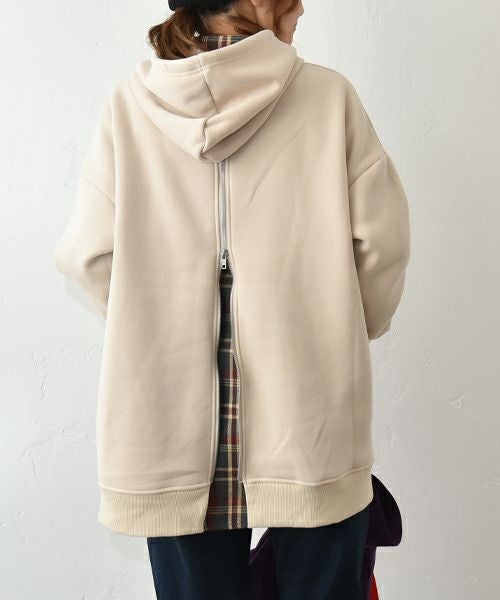 IN THE MARKET｜後ジップデザイン裏起毛パーカー [[C-2446]][C]