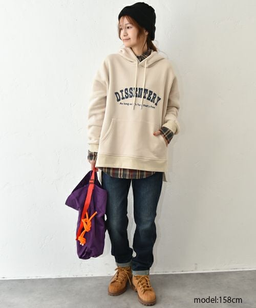 IN THE MARKET｜後ジップデザイン裏起毛パーカー [[C-2446]][C]