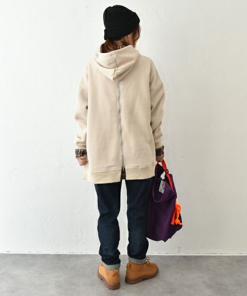 IN THE MARKET｜後ジップデザイン裏起毛パーカー [[C-2446]][C]