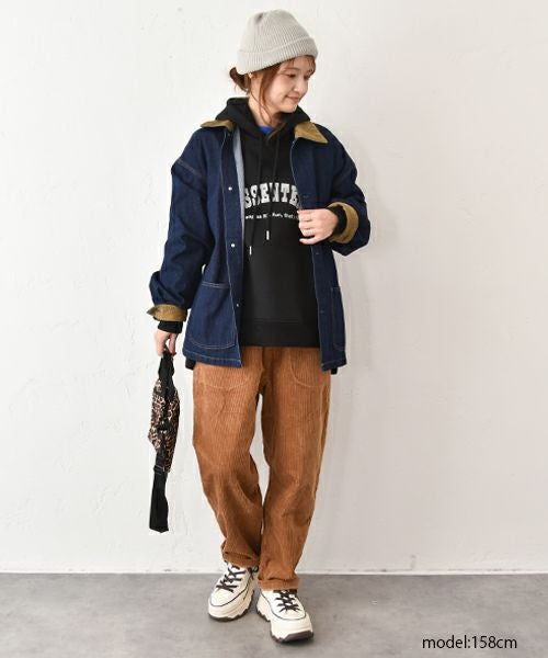 IN THE MARKET｜後ジップデザイン裏起毛パーカー [[C-2446]][C]