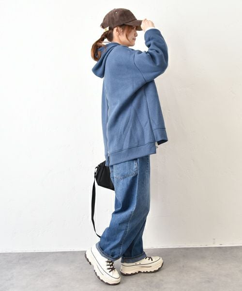 IN THE MARKET｜後ジップデザイン裏起毛パーカー [[C-2446]][C]