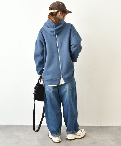 IN THE MARKET｜後ジップデザイン裏起毛パーカー [[C-2446]][C]