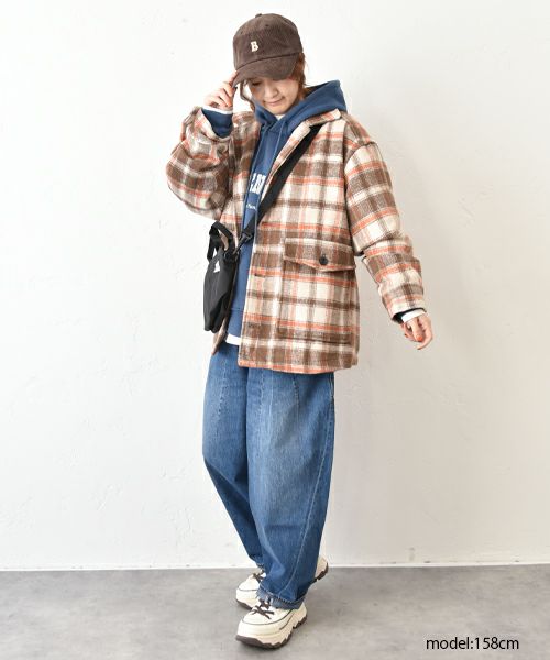 IN THE MARKET｜後ジップデザイン裏起毛パーカー [[C-2446]][C]