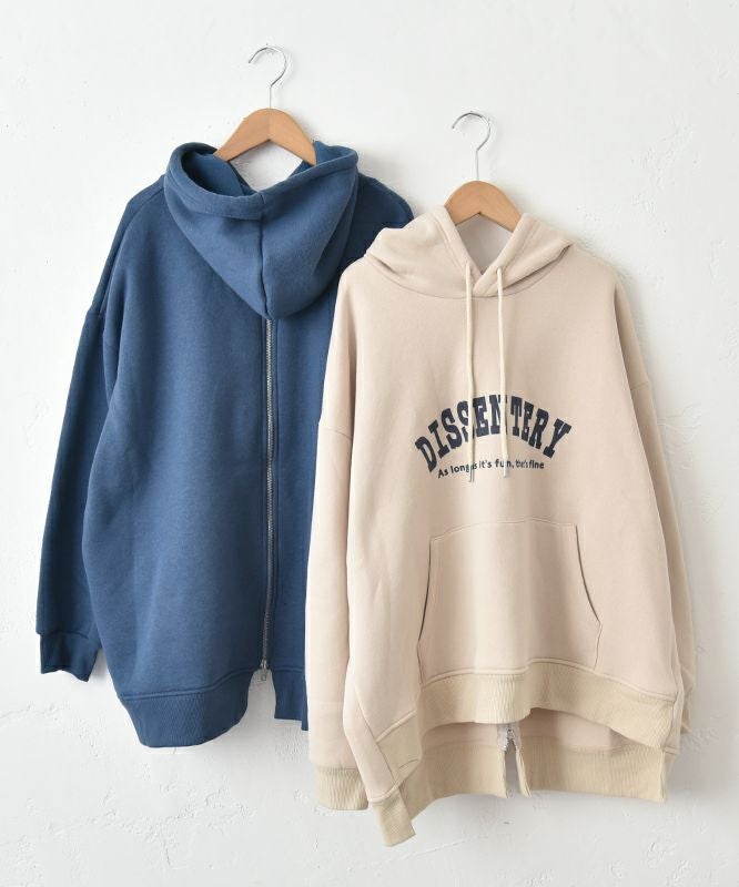 IN THE MARKET｜後ジップデザイン裏起毛パーカー [[C-2446]][C]