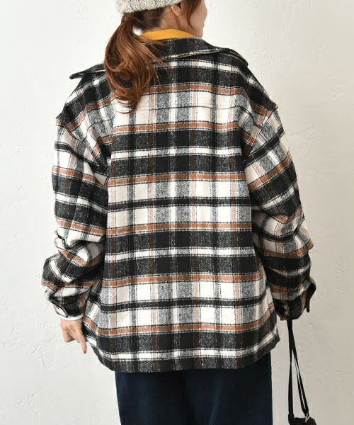 IN THE MARKET｜チェック柄ネル素材ジャケット [[C-2441]][C]