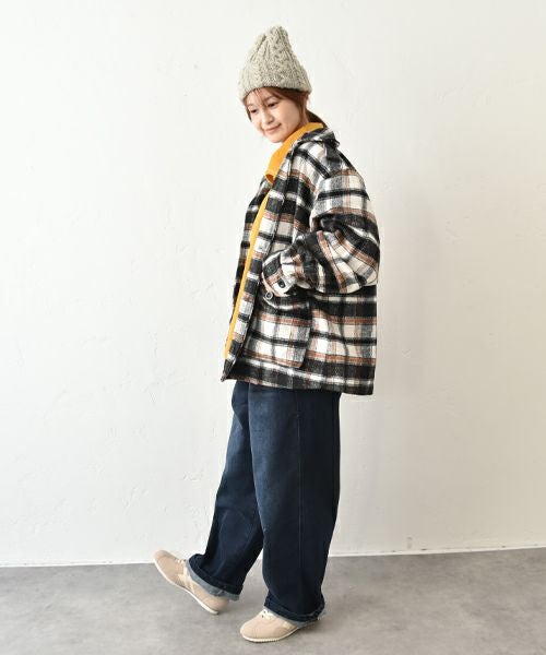 IN THE MARKET｜チェック柄ネル素材ジャケット [[C-2441]][C]