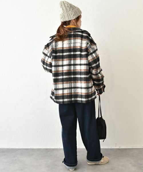 IN THE MARKET｜チェック柄ネル素材ジャケット [[C-2441]][C]