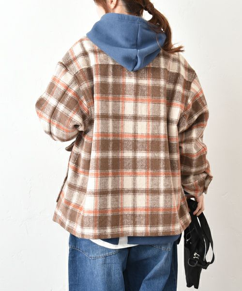 IN THE MARKET｜チェック柄ネル素材ジャケット [[C-2441]][C]