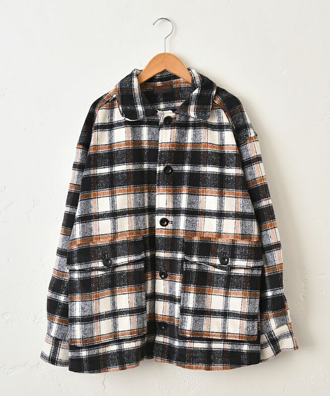 IN THE MARKET｜チェック柄ネル素材ジャケット [[C-2441]][C]
