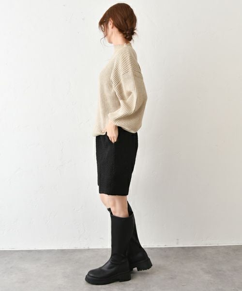 HUMS｜ボリュームスリーブニット [[MT-0475]][C]