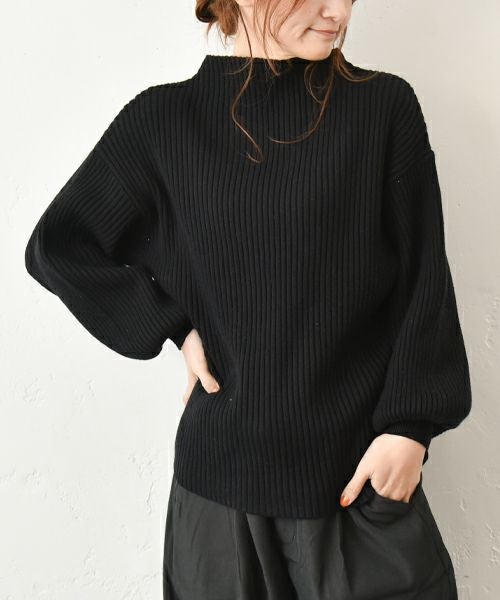 HUMS｜ボリュームスリーブニット [[MT-0475]][C]