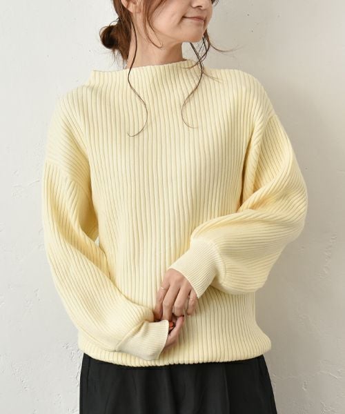 HUMS｜ボリュームスリーブニット [[MT-0475]][C]