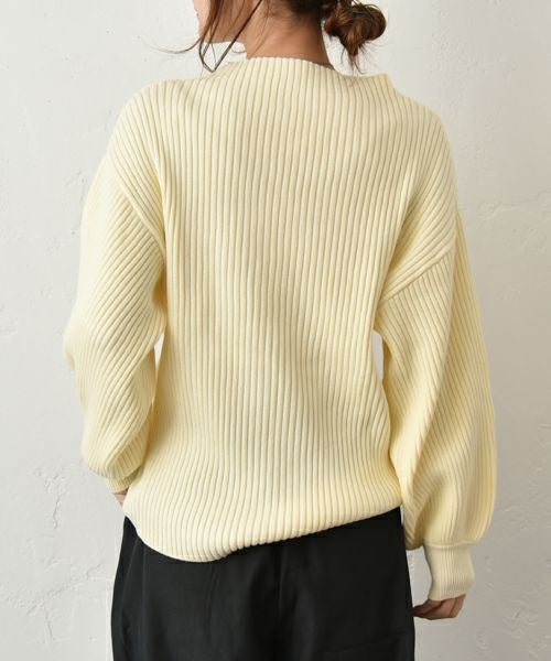 HUMS｜ボリュームスリーブニット [[MT-0475]][C]