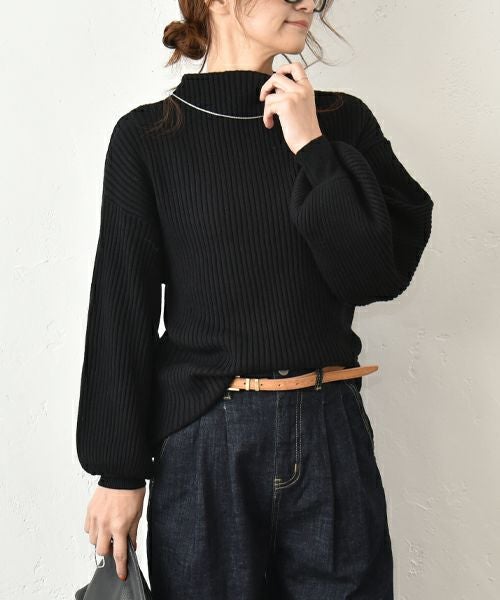 HUMS｜ボリュームスリーブニット [[MT-0475]][C]