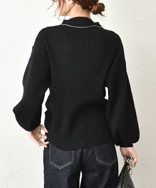 HUMS｜ボリュームスリーブニット [[MT-0475]][C]