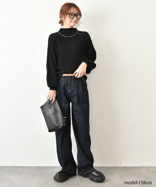 HUMS｜ボリュームスリーブニット [[MT-0475]][C]