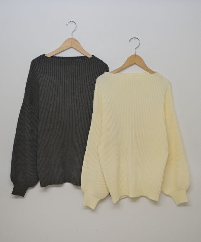 HUMS｜ボリュームスリーブニット [[MT-0475]][C]