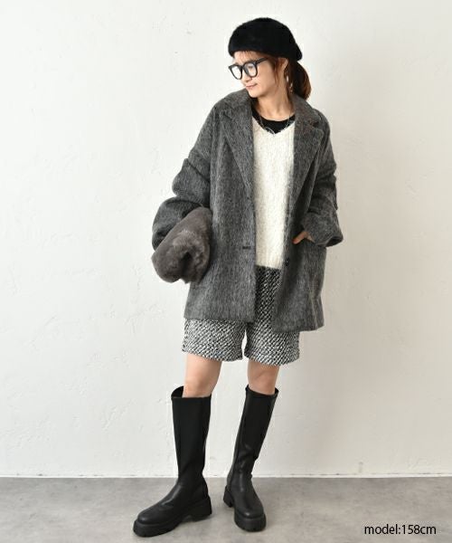 HUMS｜ツイードショートパンツ [[C-5109]][C]