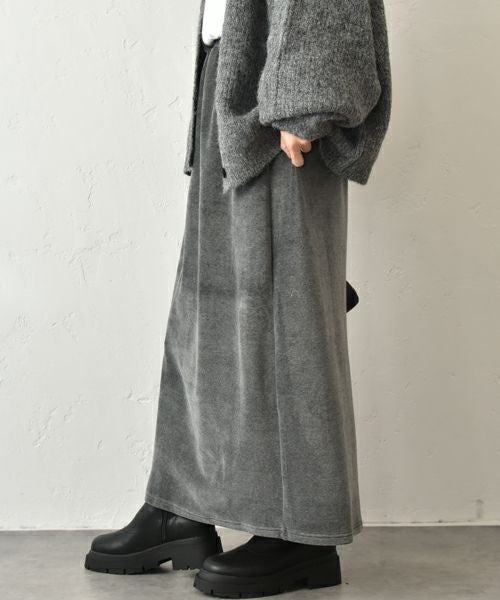 HUMS｜起毛ボックスロングスカート [[C-5116]][C]