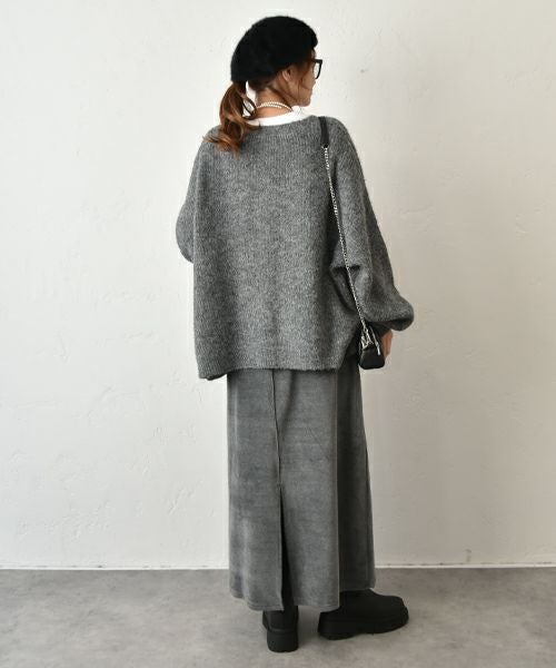 HUMS｜起毛ボックスロングスカート [[C-5116]][C]