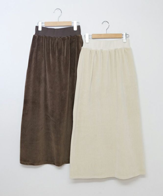 HUMS｜起毛ボックスロングスカート [[C-5116]][C]