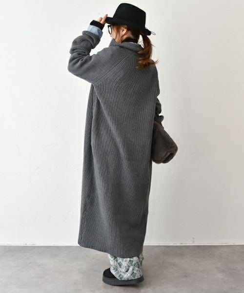 HUMS｜ダマスク柄細コールストレートパンツ [[C-5108]][C]