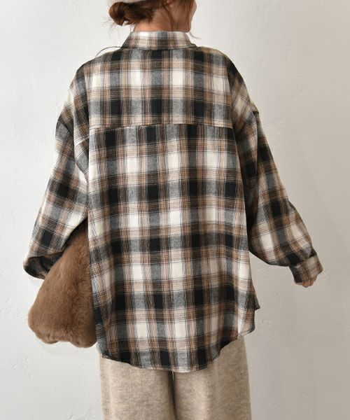 HUMS｜チェックシャツ [[9304527]][C]