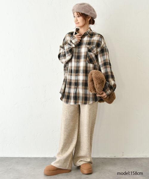 HUMS｜チェックシャツ [[9304527]][C]