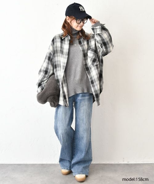 HUMS｜チェックシャツ [[9304527]][C]