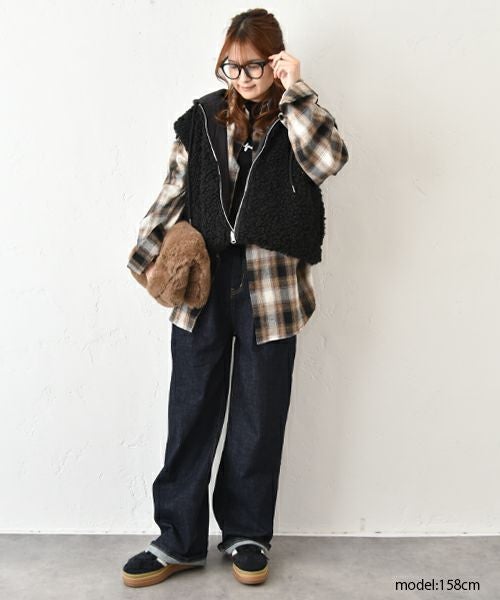 HUMS｜チェックシャツ [[9304527]][C]