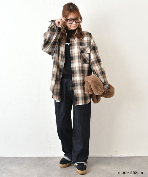 HUMS｜チェックシャツ [[9304527]][C]