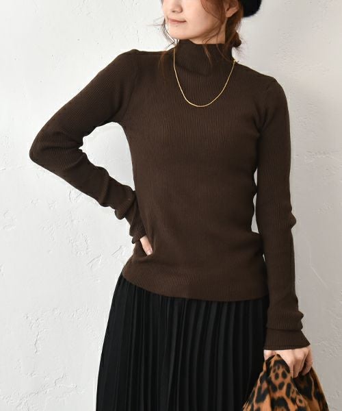 HUMS｜タートルリブニット [[MT-0477]][C]