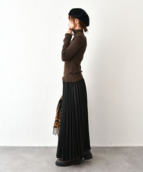 HUMS｜タートルリブニット [[MT-0477]][C]